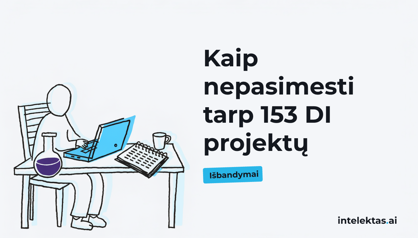Kaip nepasimesti tarp 153 DI projektų