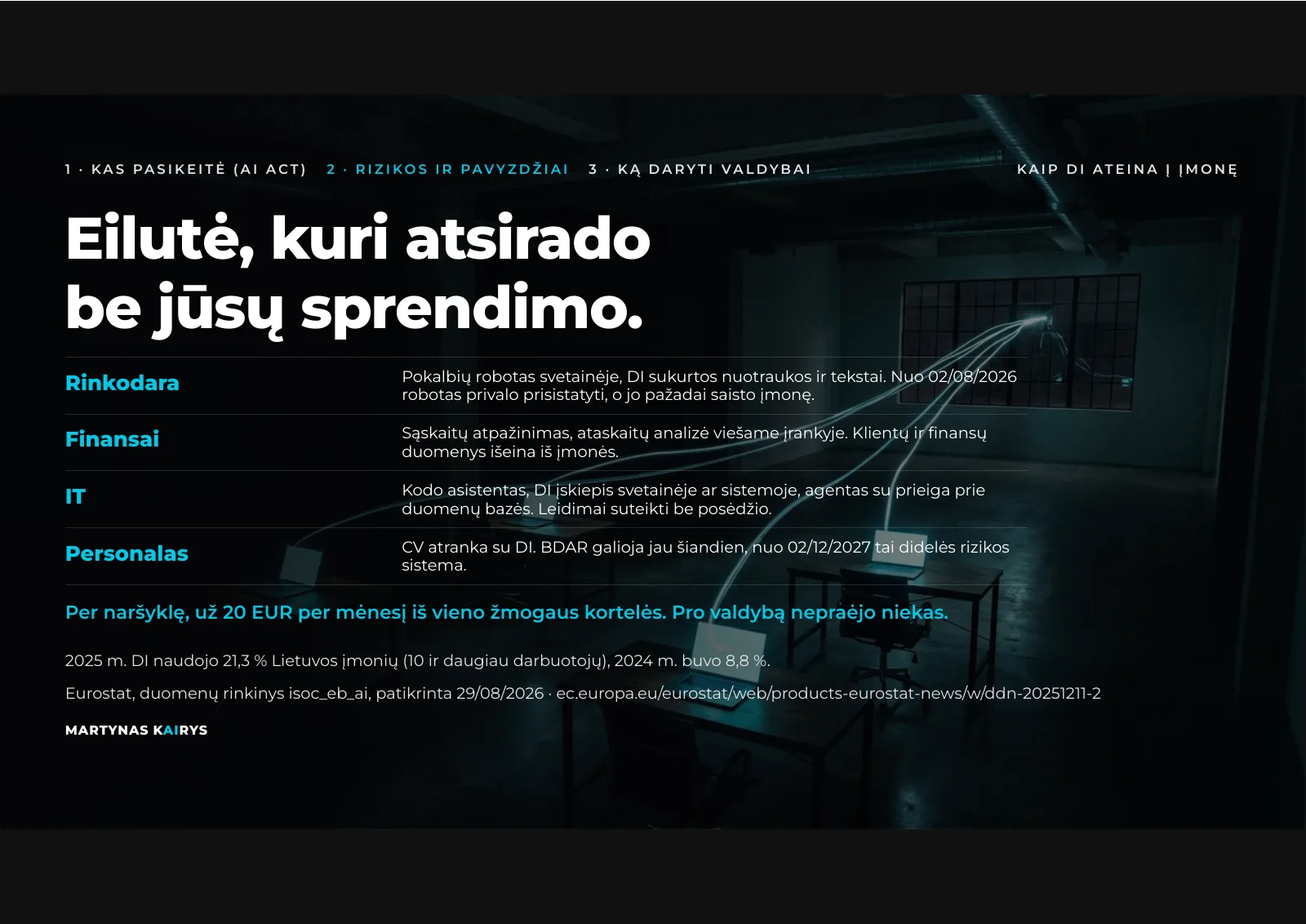 Slide 9: The line that appeared without your decision